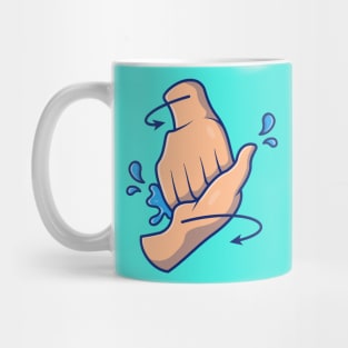 Washing hand cartoon 5 Mug